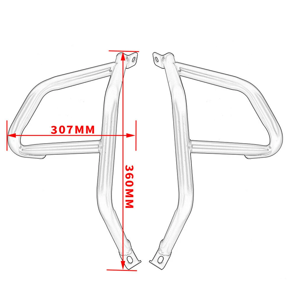 Factory Wholesale-Motorcycle Engine Guard Crash Bar Frame Protector  for Kawasaki Ninja 400 250 2018 2019  2020  18-20