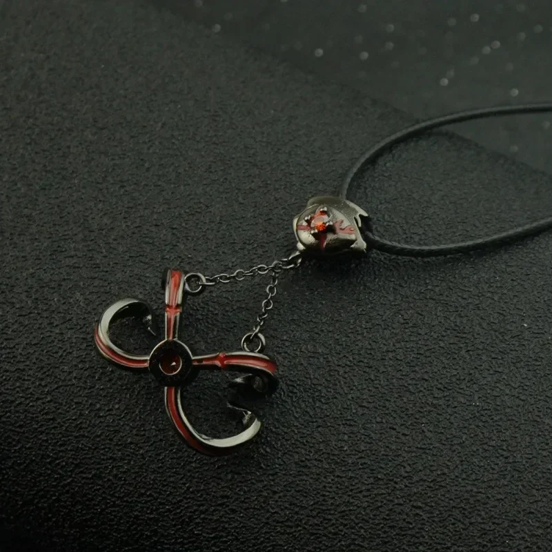 Design Amine Tokyo Ghoul Cosplay Pendant for Men Women 2024 Vintage Personality Xmas Stainless Steel Jewelry Pendant Gift