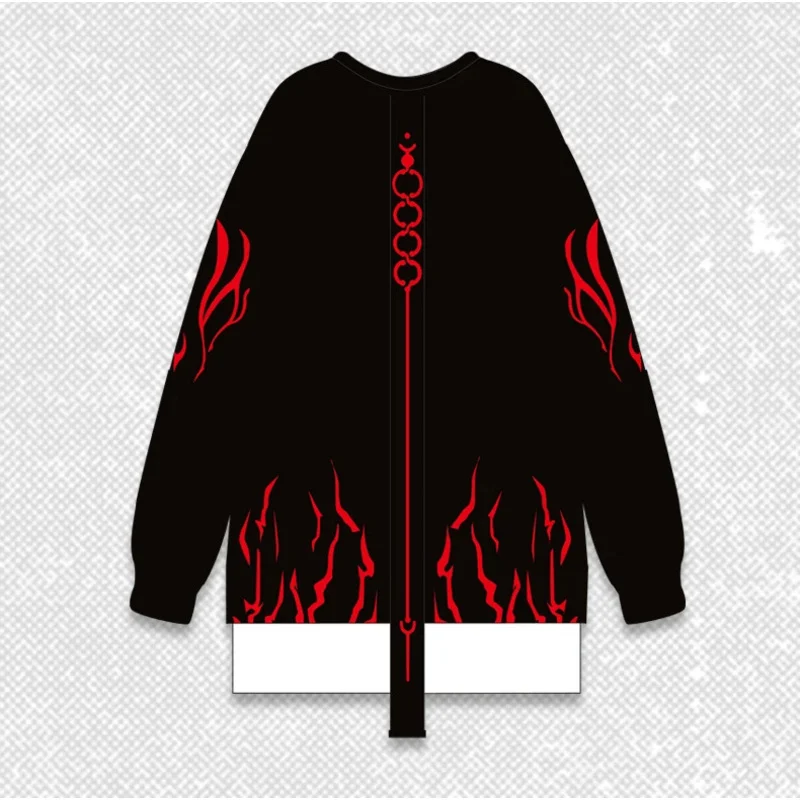 CyAnime Fate/stay night Saber Alter Cosplay Costume Fate fgo T-shirt Fake two pieces Long Sleeve Hoodie & Short Sleeve Tops suit view 5