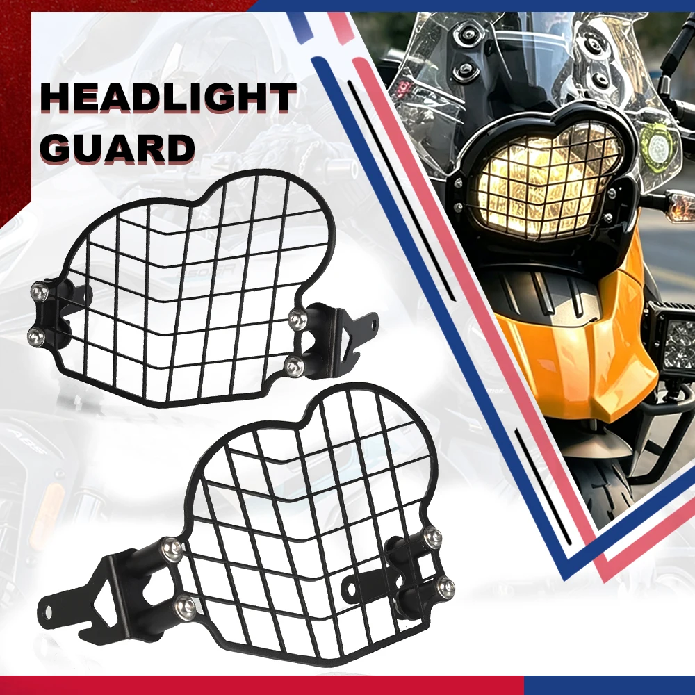FOR BMW G650GS Sertao G650X Moto Challenge 2006 - 2014 2015 2016 Motorcycle Headlight Protection Grille Guard Cover Protector