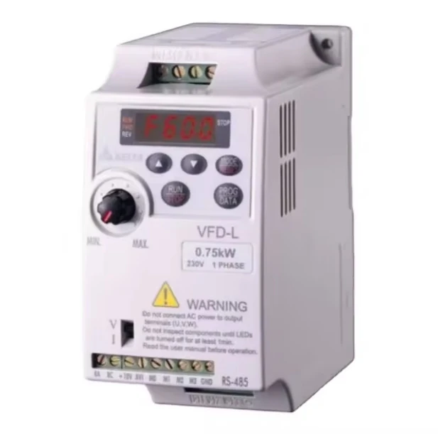 

Преобразователь частоты L VFD-L 0.4кВт/0.75кВт/1.5кВт/2.2кВт 220В, оригинальный, подлинный продукт