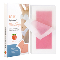 20pcs Hair Removal Wax Strips Roll Underarm Wax Strip Paper Waxing Wipe Sticker Beauty Tool for Face Body Leg Arm Hair Removal