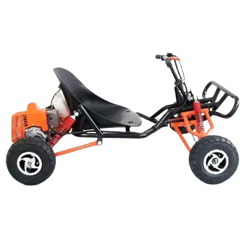 Outdoor professional pedal go-kart, durable chain-driven motor, small adult go-kart, off-road racing kart