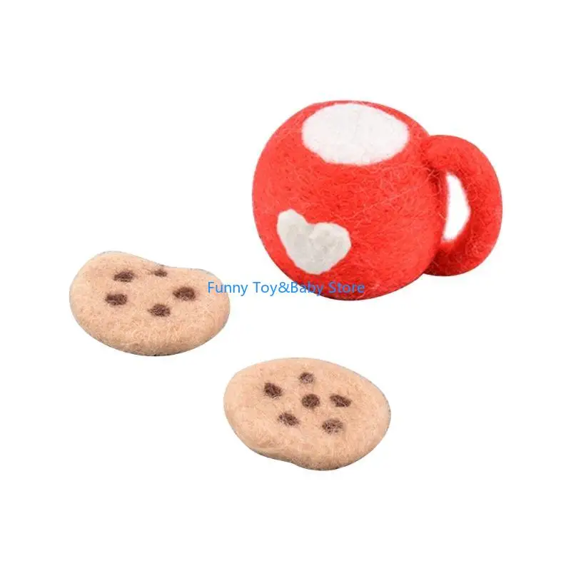 

C90B 3PCS DIY BABY WOOL FEEL WEEL MIK