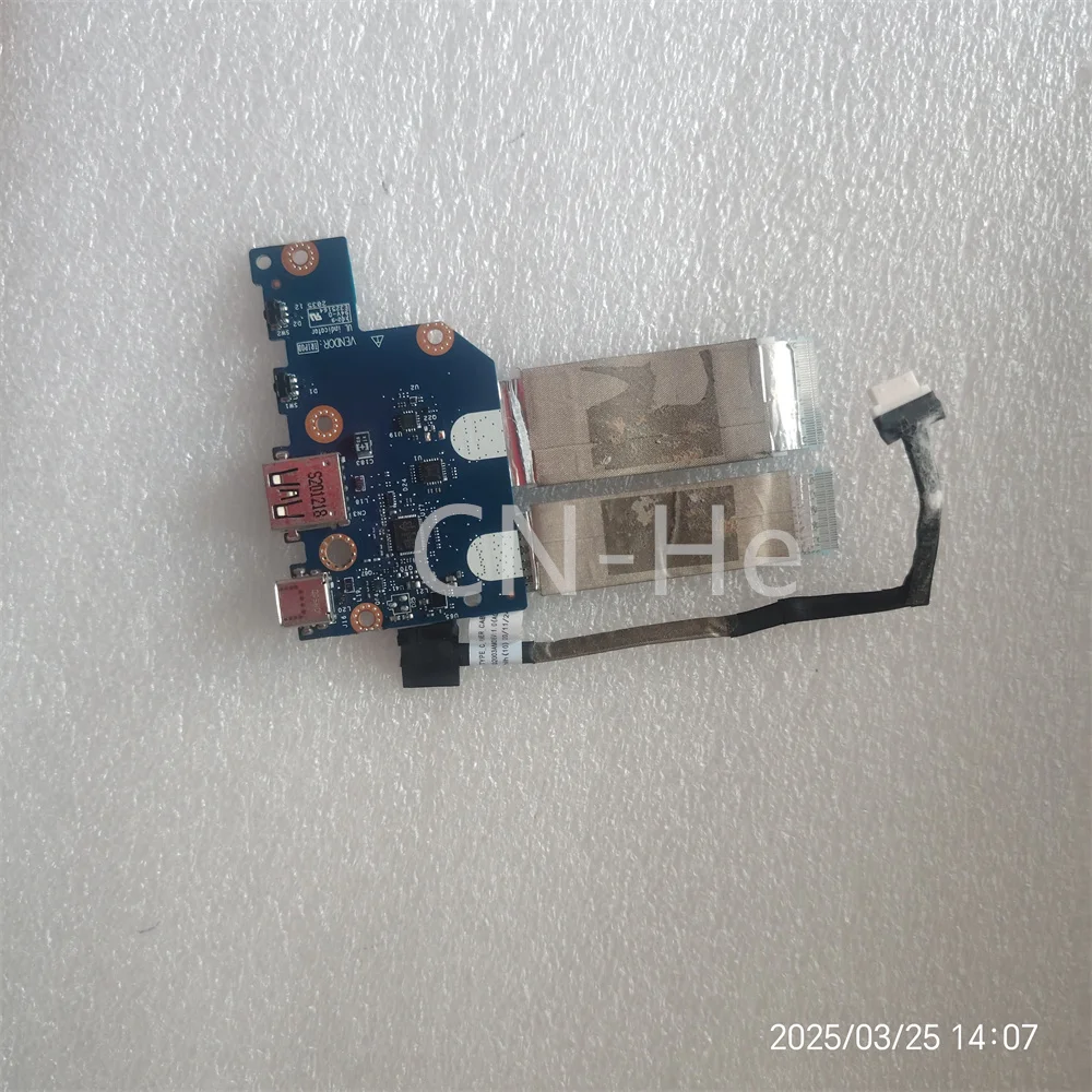 For Dell Chromebook 3100 2in 1 Laptop Replace USB Board 0RJ2NM LS-G851P With Cable 06Y2Y6 0D2D9P 0F4N98 100% Perfect Work