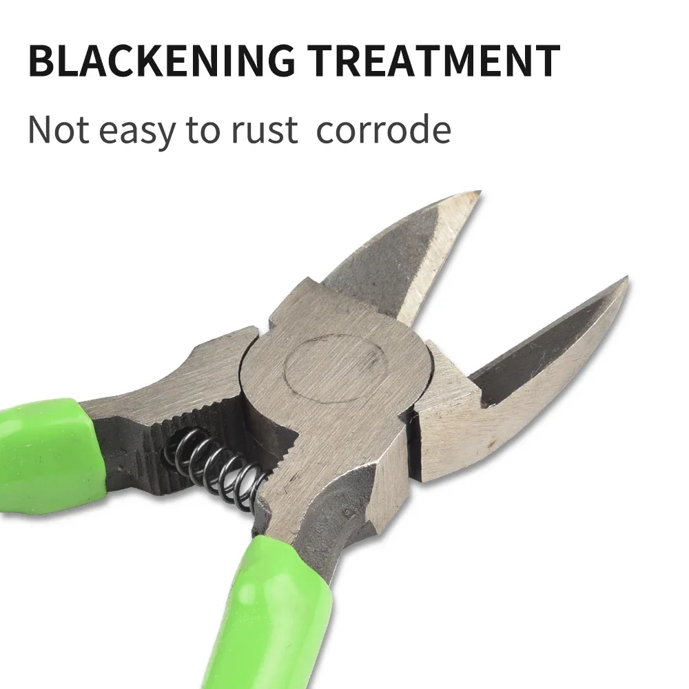 Diagonal Cutting Pliers 5/6 Inch Wire Stripping Tool Side Cutter Cable Burrs Nipper Electricians DIY Repair Hand Tools