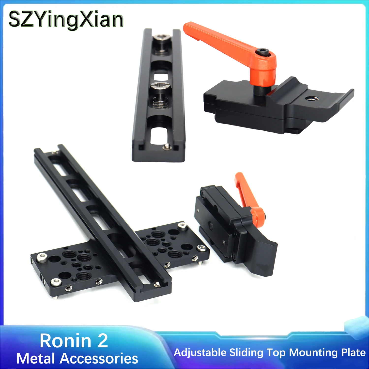 Cross Dovetail Quick Release Plate Sliding Cold Shoe Mount Adapter for ARRI ALEXA 35 Camera DJI Ronin 2  Extension Bracket