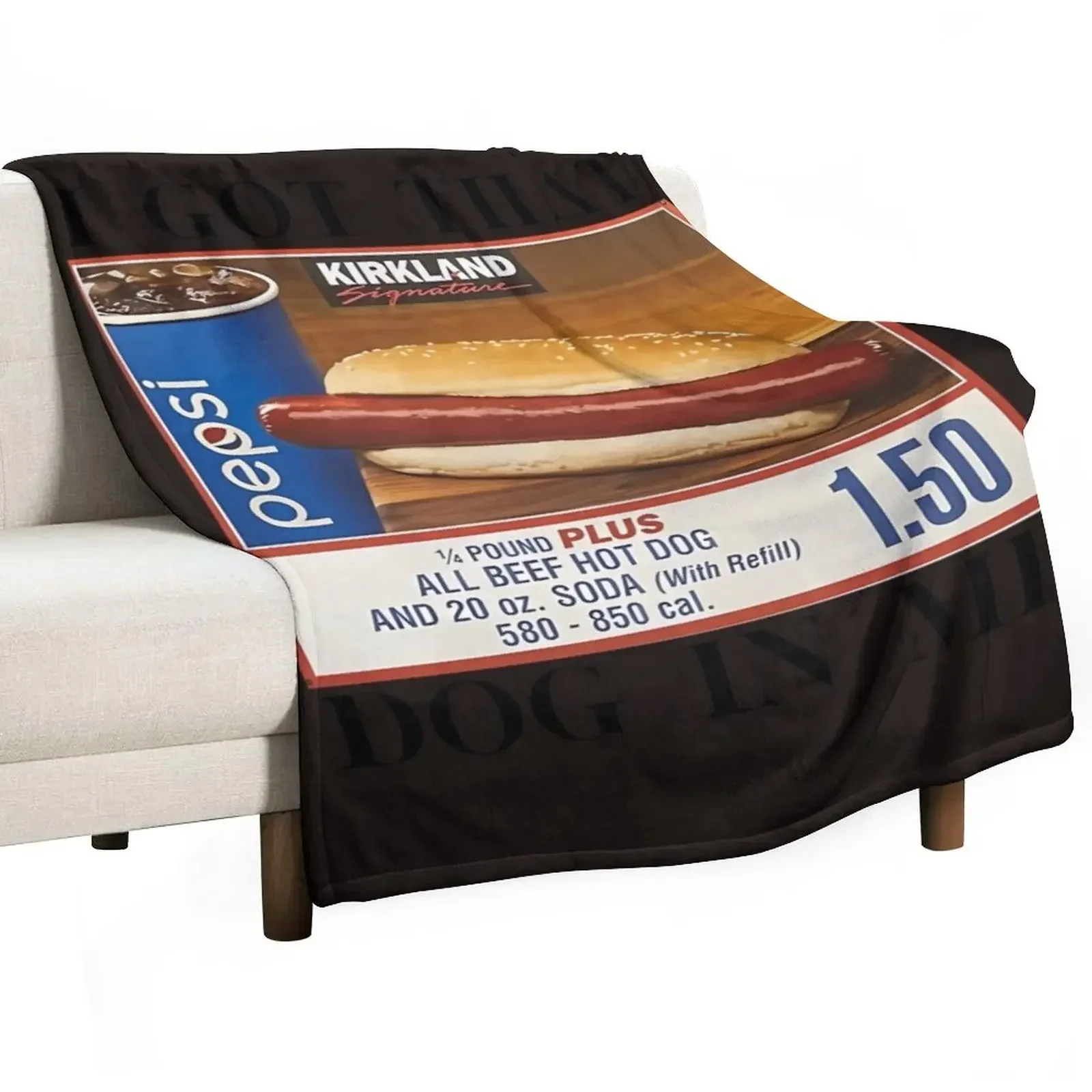 

I Got That Dog In Me Hot Dog Throw Blanket Bed covers Luxury Brand Thin Blankets