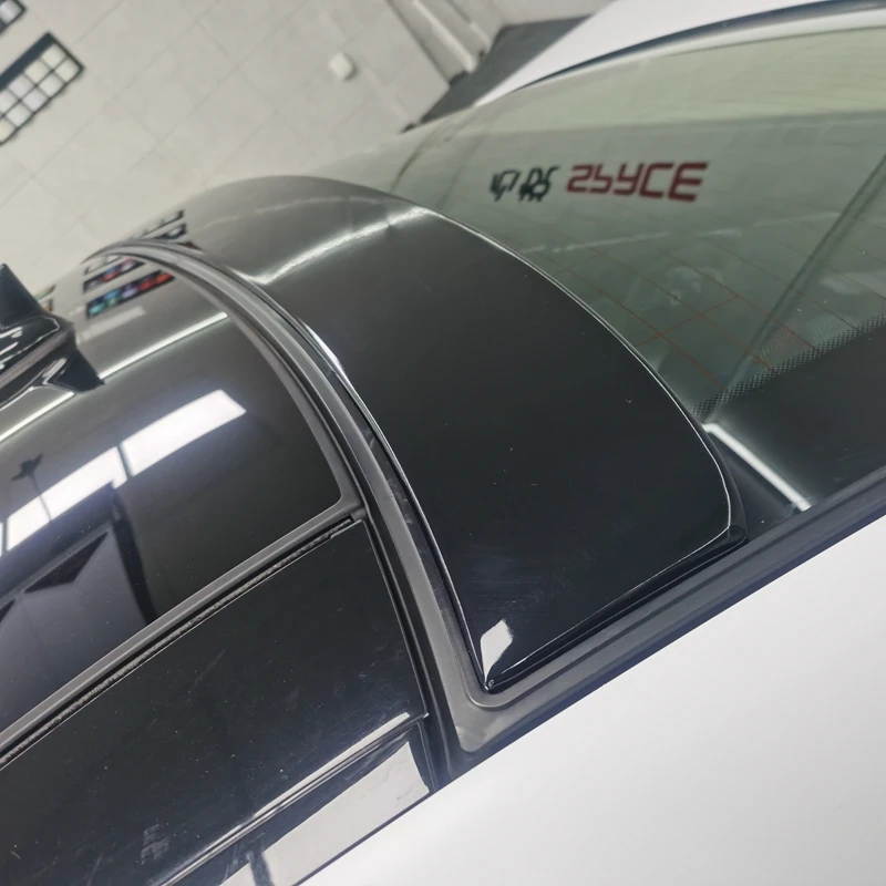 Suitable for Mercedes Benz S-Class W221 Rear Roof Spoiler 2006 2013 ABS Rear Roof Spoiler Rear Carbon Fiber Spoiler