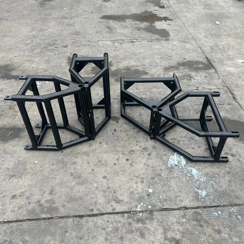 

90-270 Degree Portable Aluminium Alloy Box Truss Hinge Block Corner Articulating Feature for Pre-Rig Truss