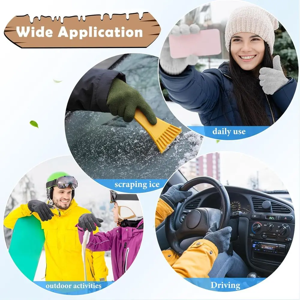 100 عبوة من القفازات المحبوكة الدافئة للرجال والنساء - مثالية لفصل الشتاء، والتبرعات السائبة والمساعدة بدون منزل #5