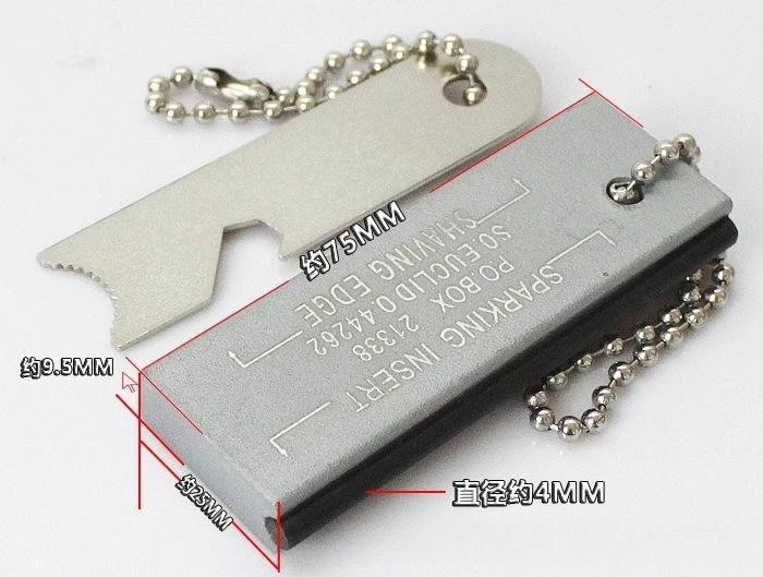 Nouveau Outil EDC de Camping en silex extérieur tige de magnésium fournitures de Camping bloc de magnésium