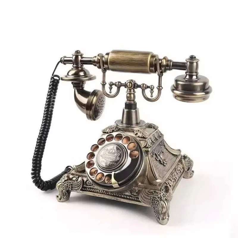 Old style corded phone Vintage decorated guestbook Phone Vintage Vintage Wedding audio guestbook phone for Wedding