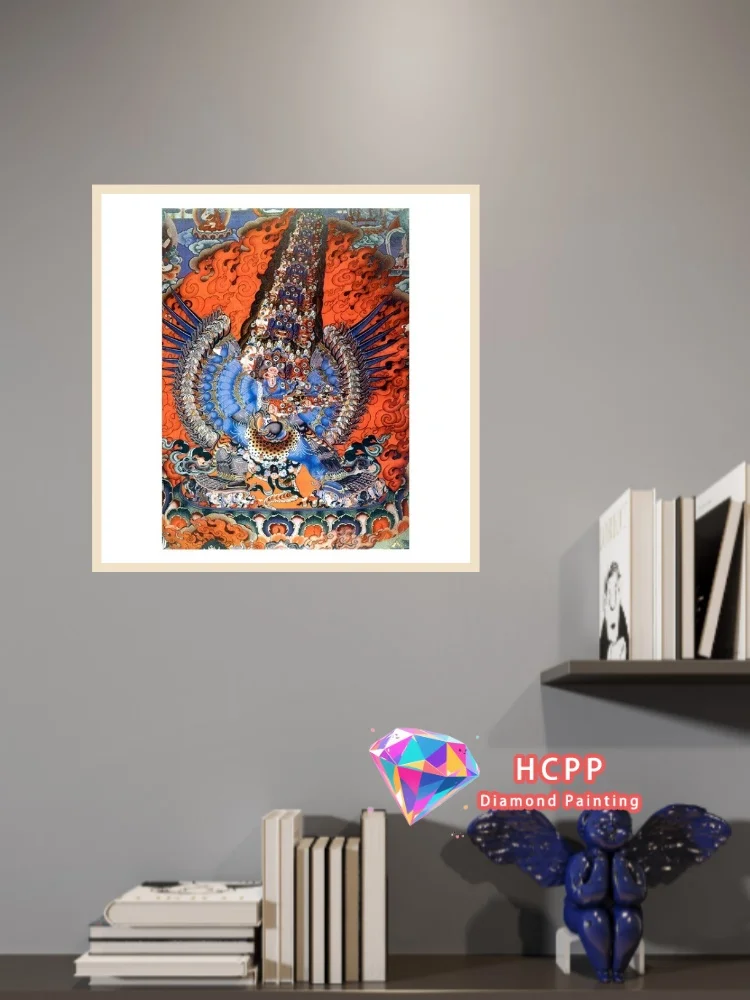 Tradition Buddhism Diamond Painting Kit Square Round Diamond 5D DIY Buddha Mosaic Handmade Art Unique Exquisite Gift Home Decor