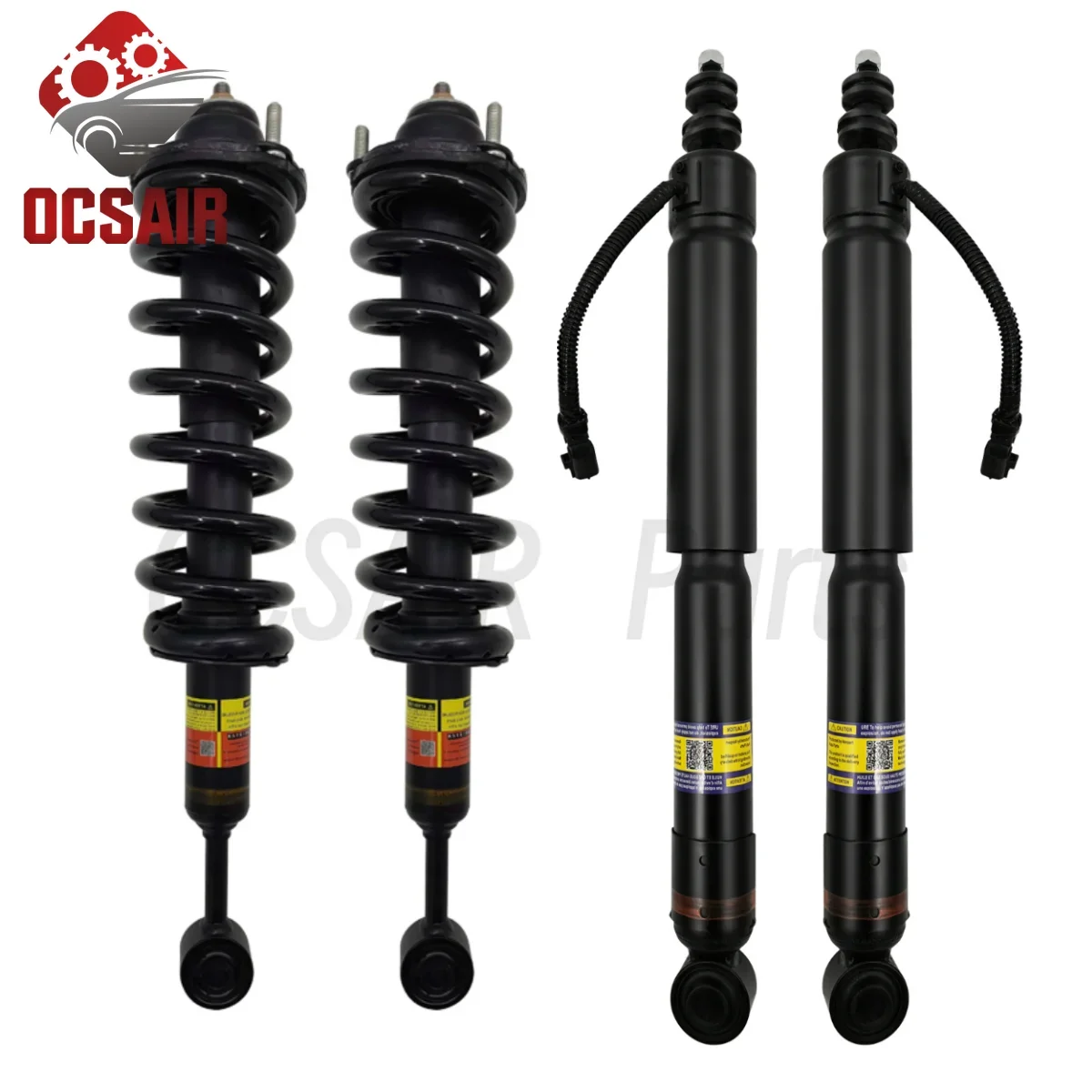 4pcs Front&Rear Shock Absorber Assy kit for 2002-2009 Lexus GX470 Toyota Land Cruiser Prado 120 48510-69195 48530-69185