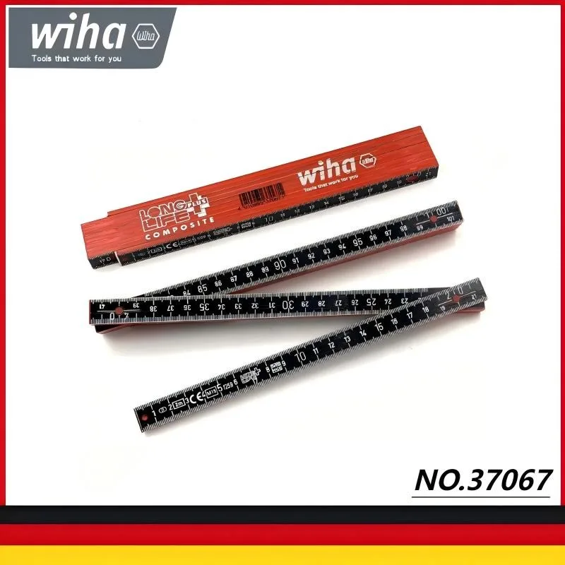 

Немецкое качество: Складная 10-сегментная линейка WIHA 37067 2M – Прочный композитный измерительный инструмент для плотников, строителей и любителей DIY