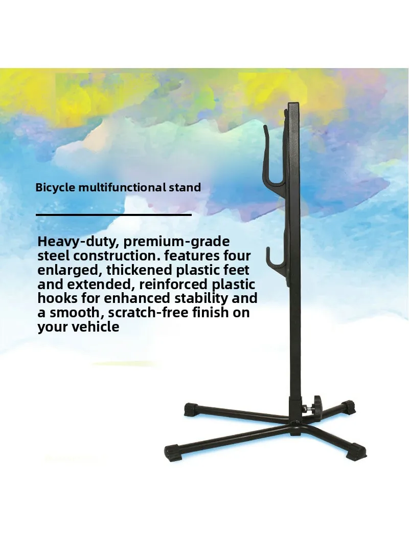 Portable Bicycle Repair Stand Adjustable Bike Maintenance Workstand Storage Parking Display Rack For Road Mountain Bikes