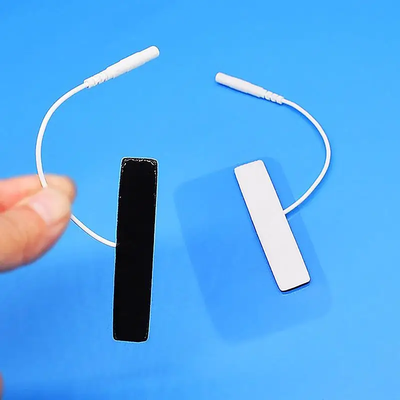 2Pcs Non-woven Self Adhesive Replacement Electrode Pad for Tens EMS Digital Therapy Machine Massager 1.2*6.5cm Nerve Stimulator view 5