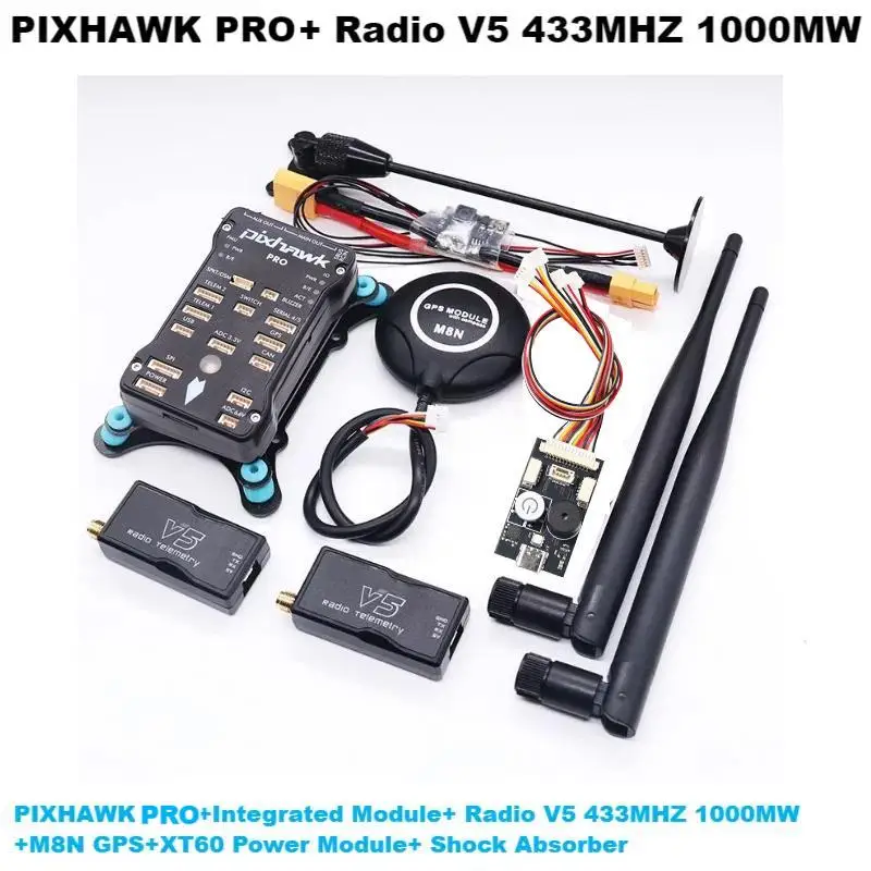 Pixhawk PX4 PIX PRO 32-Bit Flugcontroller Autopilot mit 4G SD Sicherheitsschalter Summer PPM I2C RGB RC Quadcopter Ardupilot