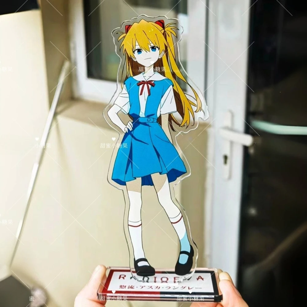 

Акриловая подставка Asuka Langley Soryu, серия New Century Evangelion, милые Мультяшные настольные украшения, стоячие фирменные игрушки