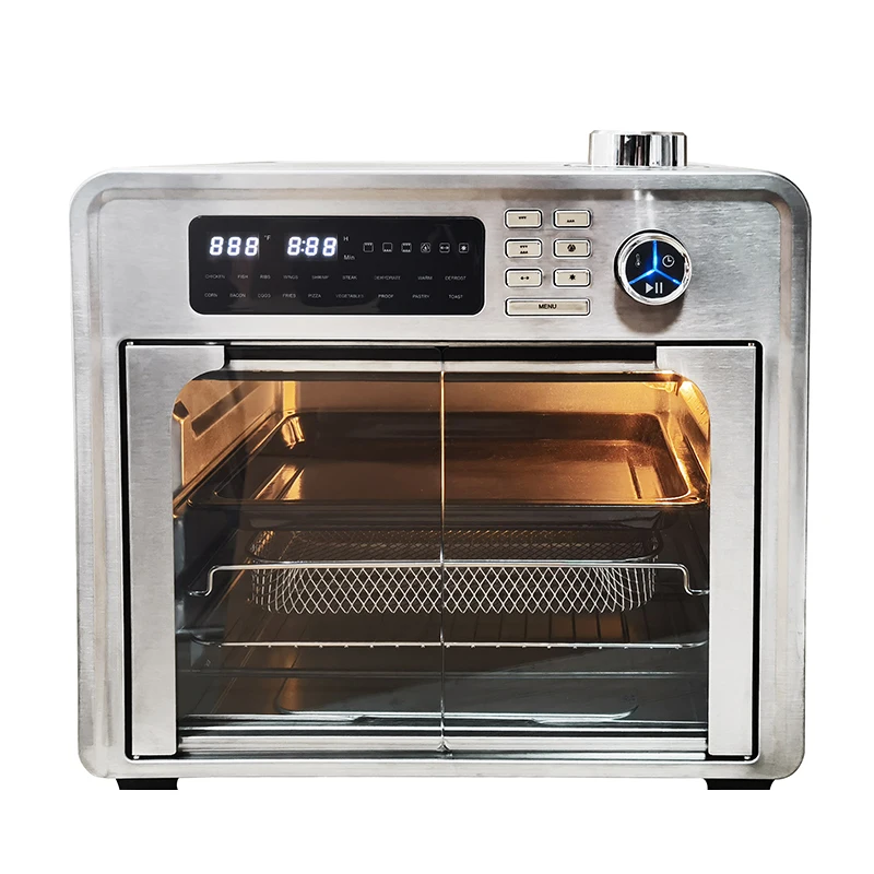1. 28L Digital Visible Hot Air Baking Station French Craft With Clear View Window Oil Saving Bulk Wholesale Supply