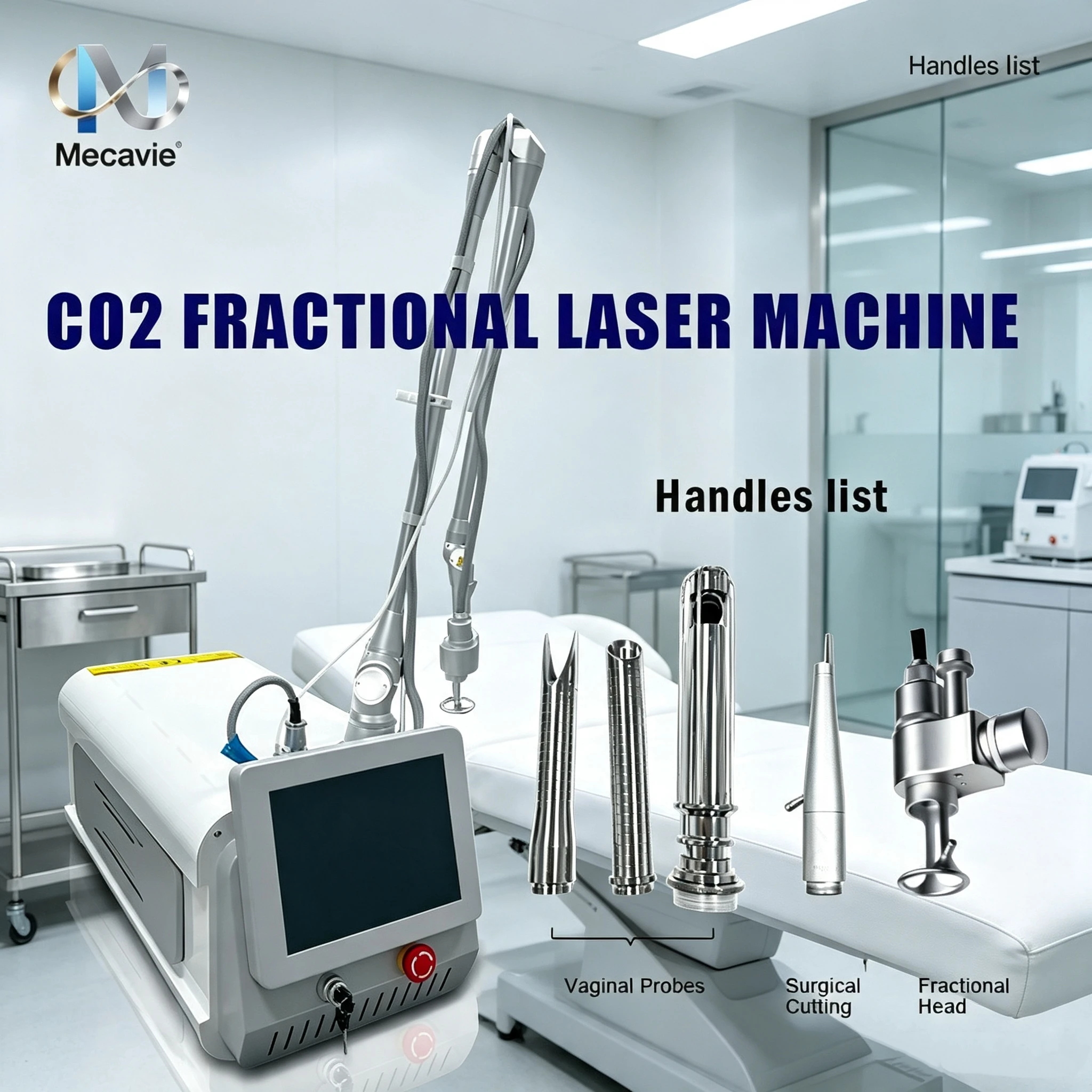 3‑in‑1 Handpiece Beauty Equipment,7 Scan Modes,Skin Renewal,Scar Repair & Private‑Care Machine for Professional Beauty Salons