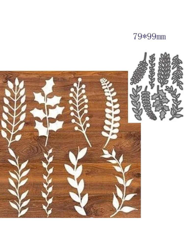leaf DIY Cards Scrapbooking Decor Embossing Dies Cut Stencils Folder Craft Delicate Metal Die Cutting Dies