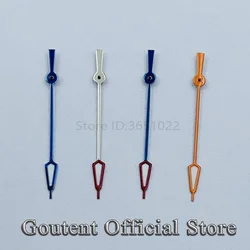 Goutent Green Luminous Orange Silver Blue Second Watch Hands Fit ETA 2836 2824 DG2813 3804 Miyota 8215 821A NH35 NH36 Movement