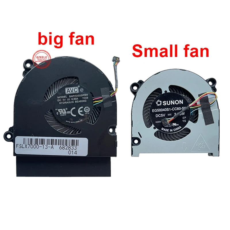 

Laptop Fan For Lenovo IdeaPad V330S-13 320s-13IKB 81AK Wei 6-14IKB 5F10R08025 5F10R07994 FK2X DFS430705PB0T FK2W DFS400805PB0T