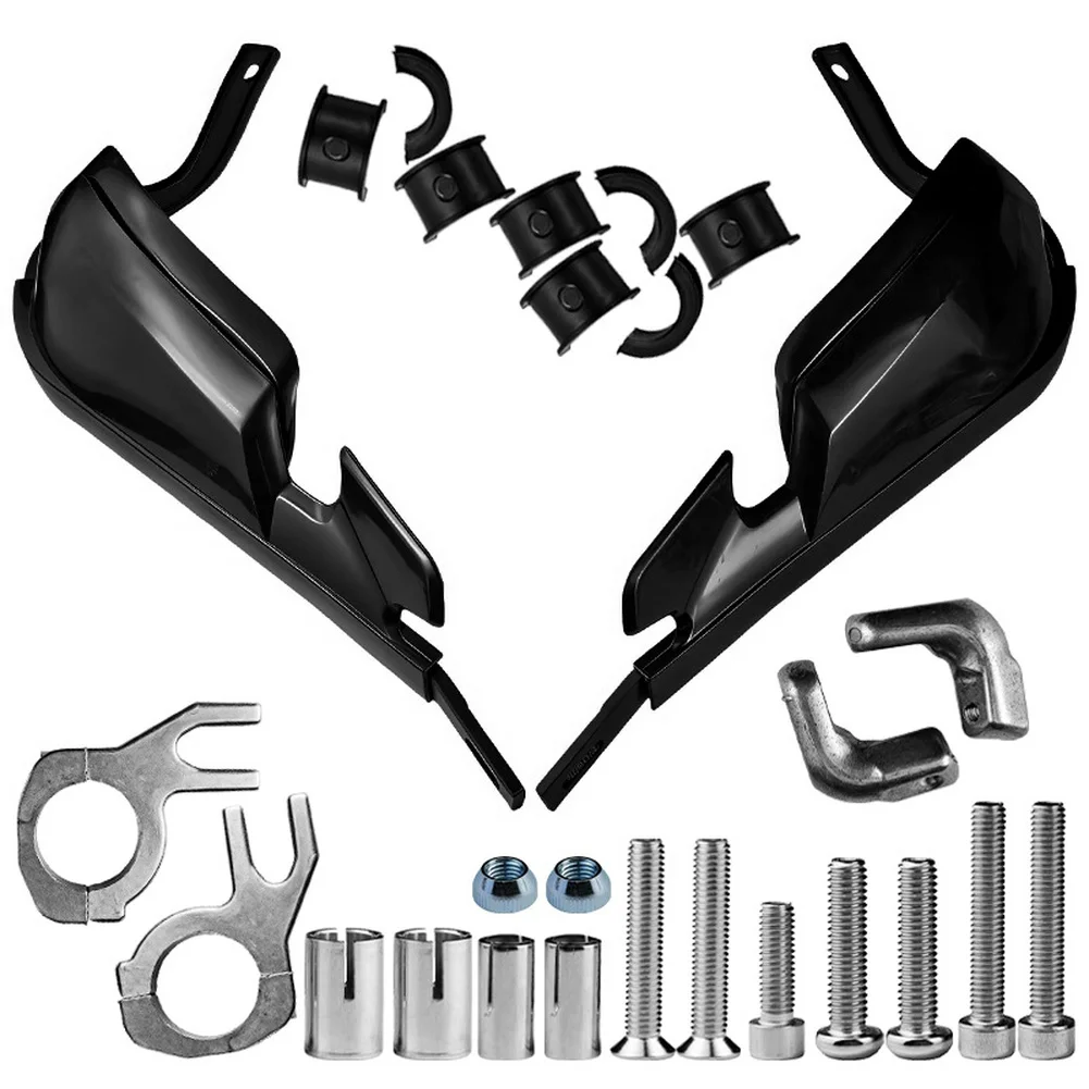 Aluminum alloy handguards windshield crash guards for For Off road motorcycle one set hand protectors black finish