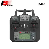 FLYSKY FS-i6X I6X 2.4G 10CH AFHDS 2A Radio Transmitter with X6B IA6B A8S IA10B IA6 Receiver for RC Airplane Helicopter FPV Drone