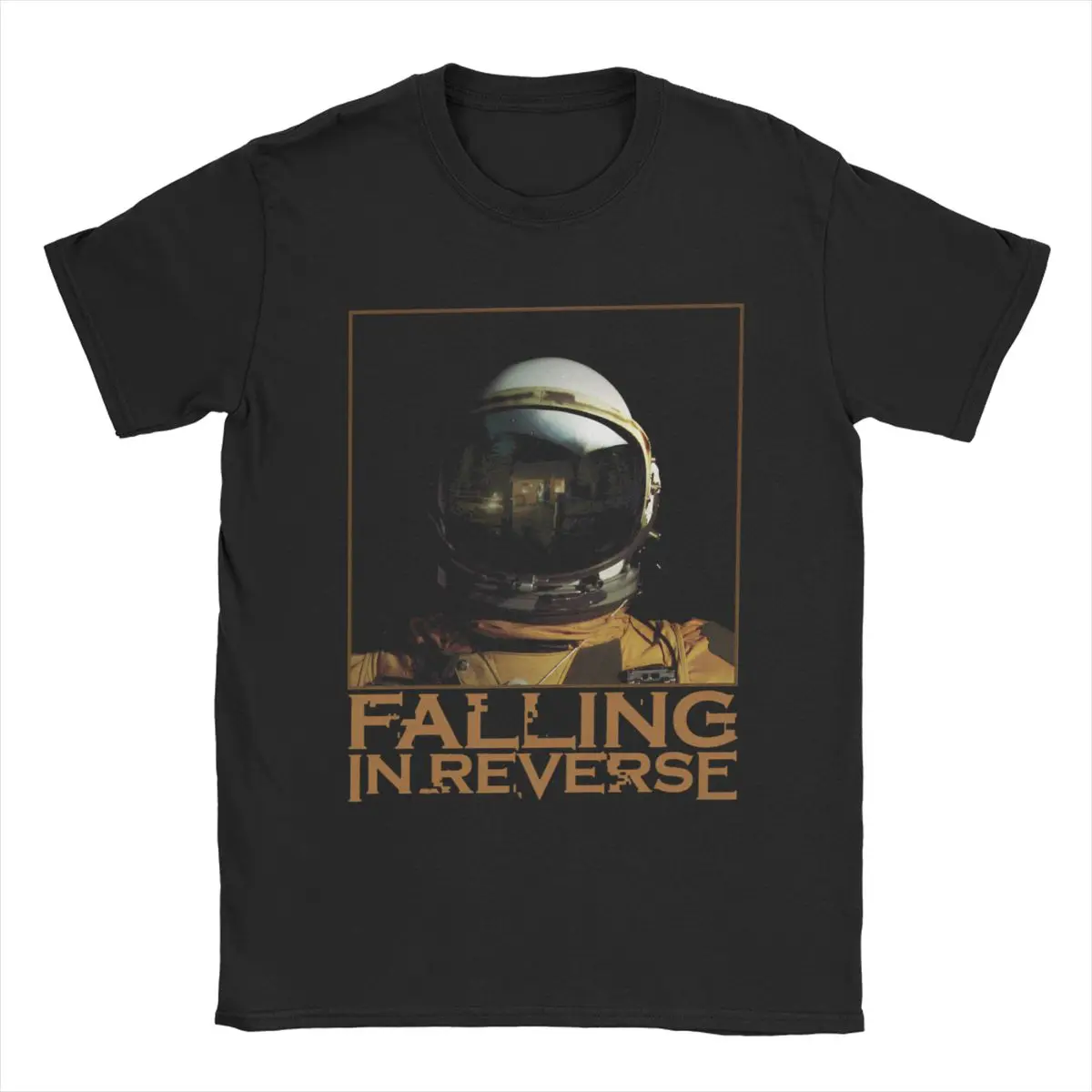 Falling In Reverse Bad Girls Club Rock Band T Shirt Men 100% Cotton T-Shirt Round Collar Tee Shirt Short Sleeve Clothing