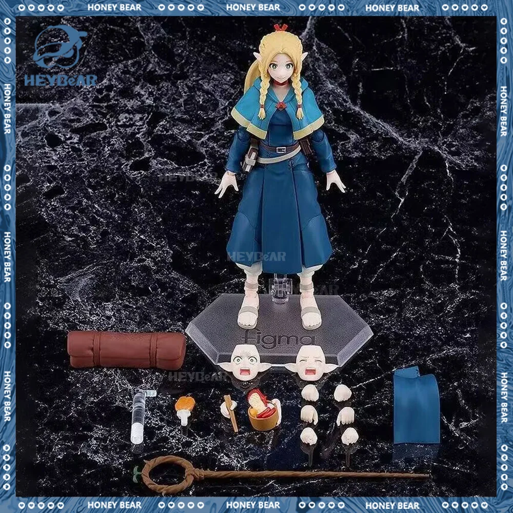 

Вкусная аниме-фигурка In Dungeon Figma 671 Laios 673, подвижные фигурки Марцилы, коллекция статуй из ПВХ, украшения, игрушки, подарок