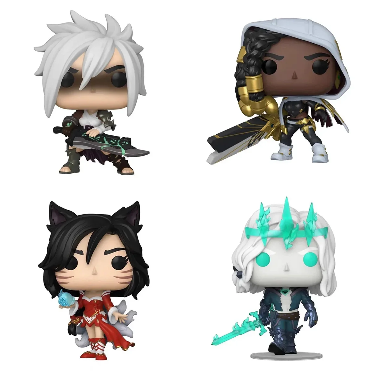 Pre-sale Funko Pop League of Legends Battle Two Cities Ahri Viego Senna Riven Model League of Legends Figurines Christmas Gift