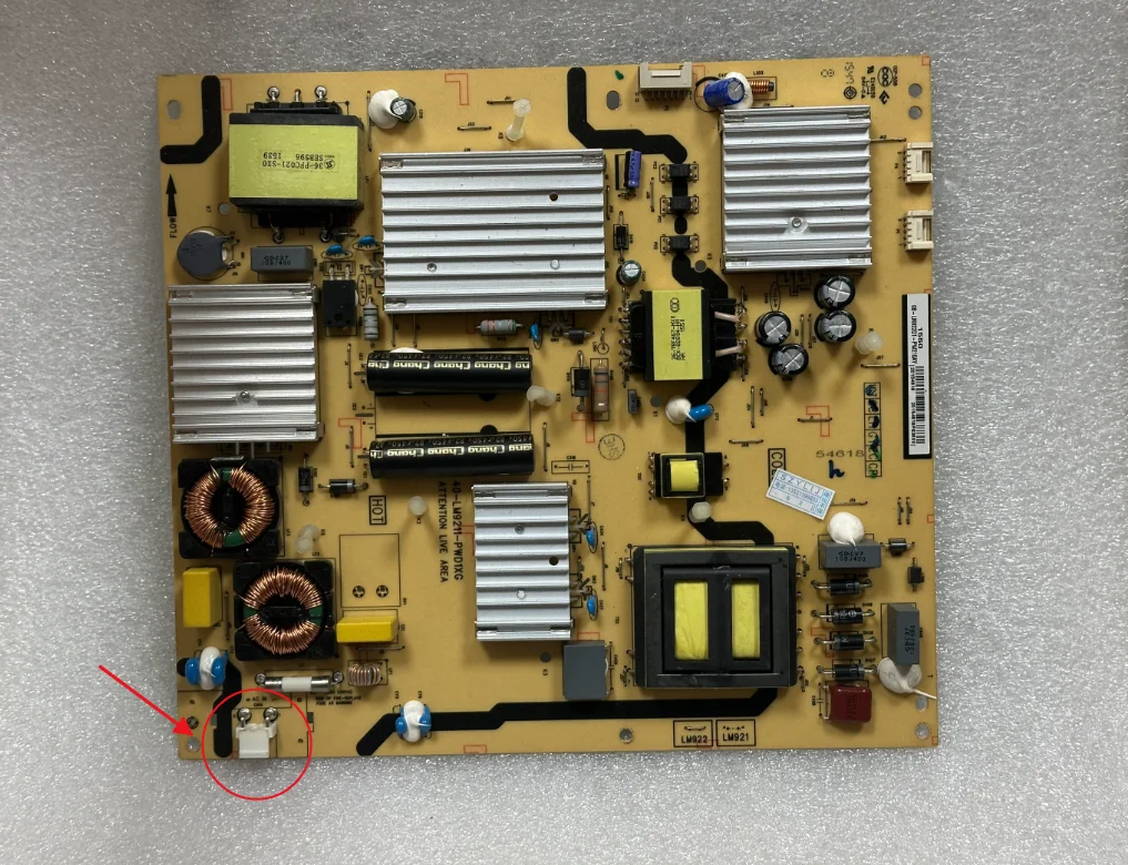 

Оригинальная плата питания для ЖК-телевизора B55A858U L55A980CUD 40-LM9211-PWD1XG 40-LM9211-PWC1XG 81-LM922J1-P