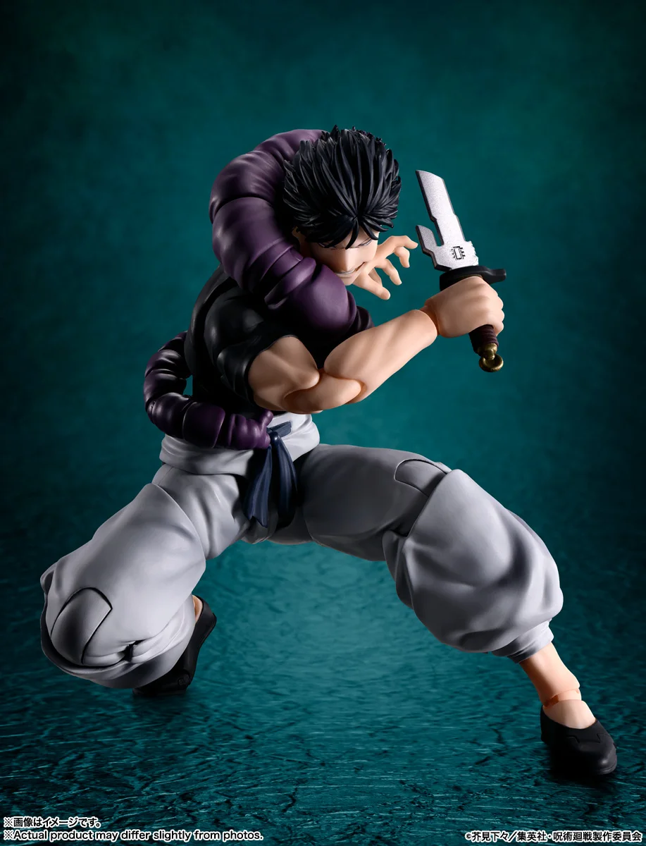 Origina l BANDAI Jujutsu Line Anime Fushiguro Toji S.H.Figuarts Anime Figre Ac Bodemtemperatuur Beeldje Model Figuarts Kocchapparaat en ys