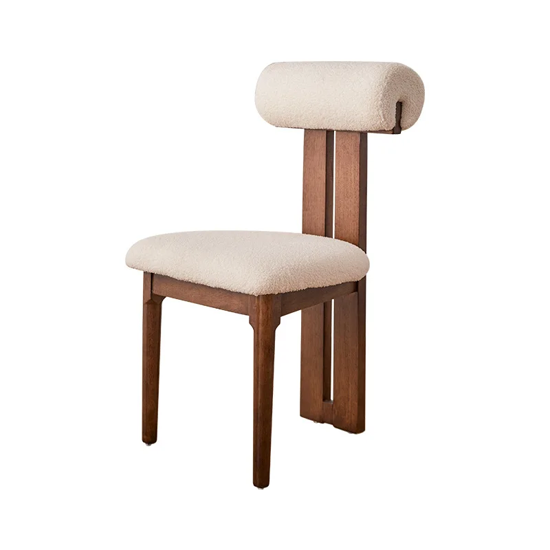 

Medieval, solid wood, dining chairs, modern, simple, home, quiet wind, Nordic, creative