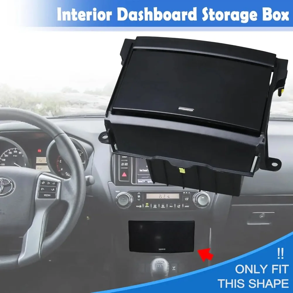 Center Dashboard Storage Box For Toyota Land Cruiser Prado 2010–2017 Replace Glove Compartment Organizer Console 55406-60360