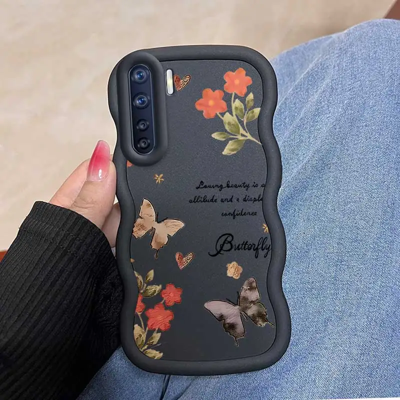 Étui Flexible volant papillons d'automne décontracté, conçu pour Reno3 4G, anti-rayures pour OPPO A Reno k F 27 10 58 2 4 54