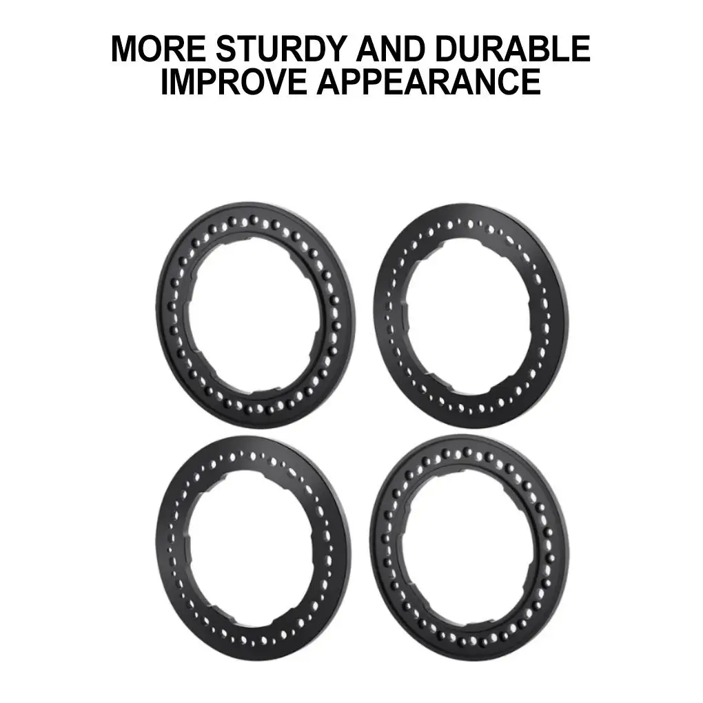 RCGOFOLLOW 1/6 Aluminum Alloy Quality Solid Brass Wheel Rim Outer Ring Rc Wheel Rim Outer Ring For SCX6 RC Car Part
