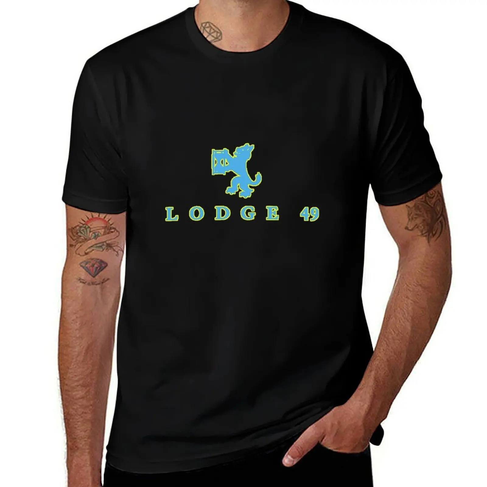Lodge 49 T-Shirt Plus Size Gym Sports T-Shirt