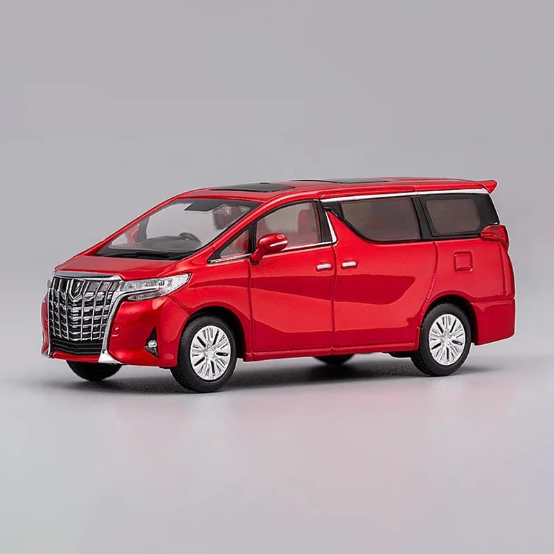 

GCD 1:64 Scale Alloy Alphard MPV Car Model Diecast Finished Product Commercial Vehicle Simulation Toy Collection Gift