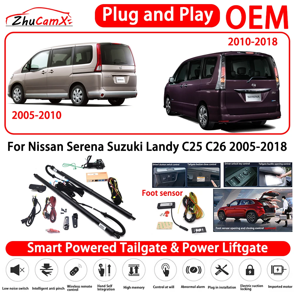 for Nissan Serena Suzuki Landy C25 C26 2005-2018 Smart Powered Tailgate Power Liftgate Automatic Rear Trunk Tailgate Actuatorc