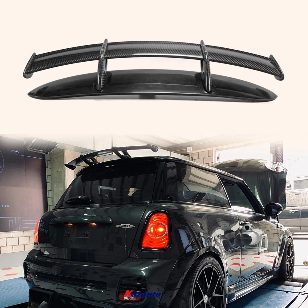 For Mini Cooper 06-13 R56 Ver.2.11/2.12 Type B Roof Spoiler Partial Carbon Fiber(bottom with FRP)