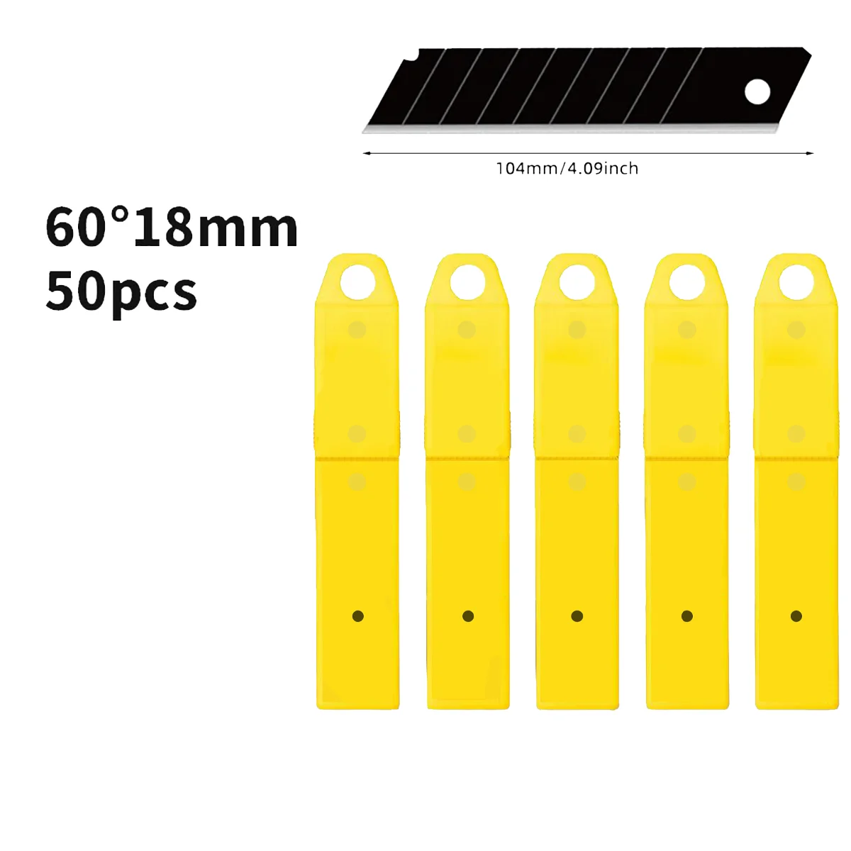 10//30/50PCS Replaceable Knife Blade 18mm Width SK5 Material For Home School Supplied Art Craft Paper Box Cut Utility Knife