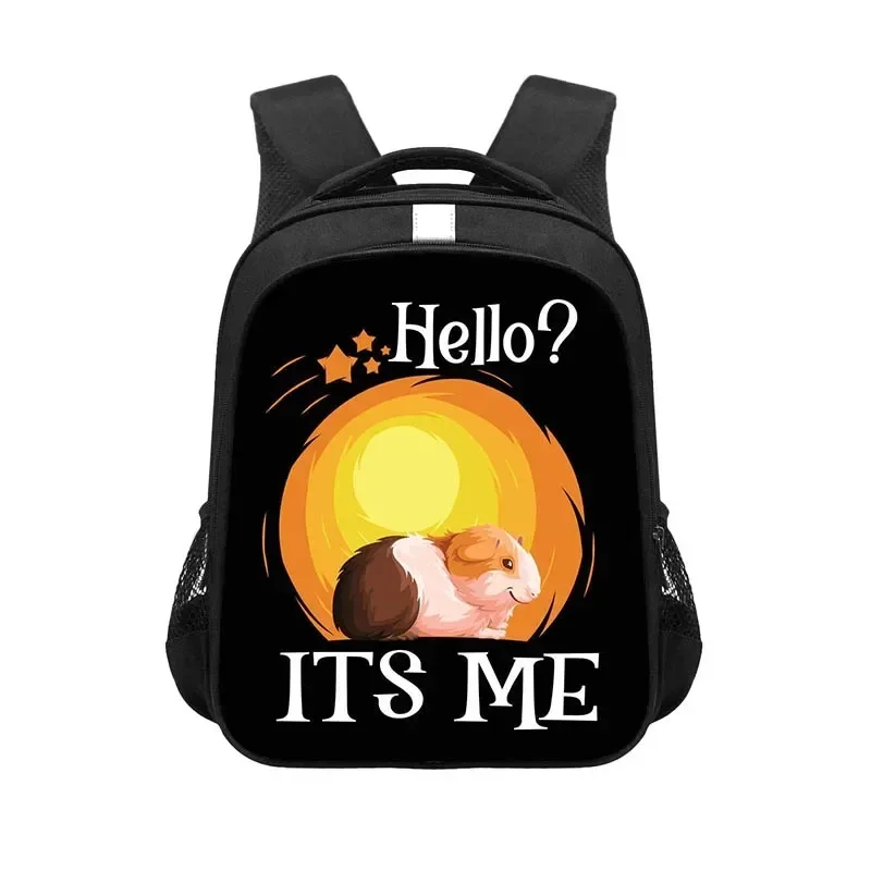 Cute Guinea Pig Print Backpack for 3-18 Years Old Teenager Children Student School Bags Laptop Kindergarten Shoulder Bag Gift