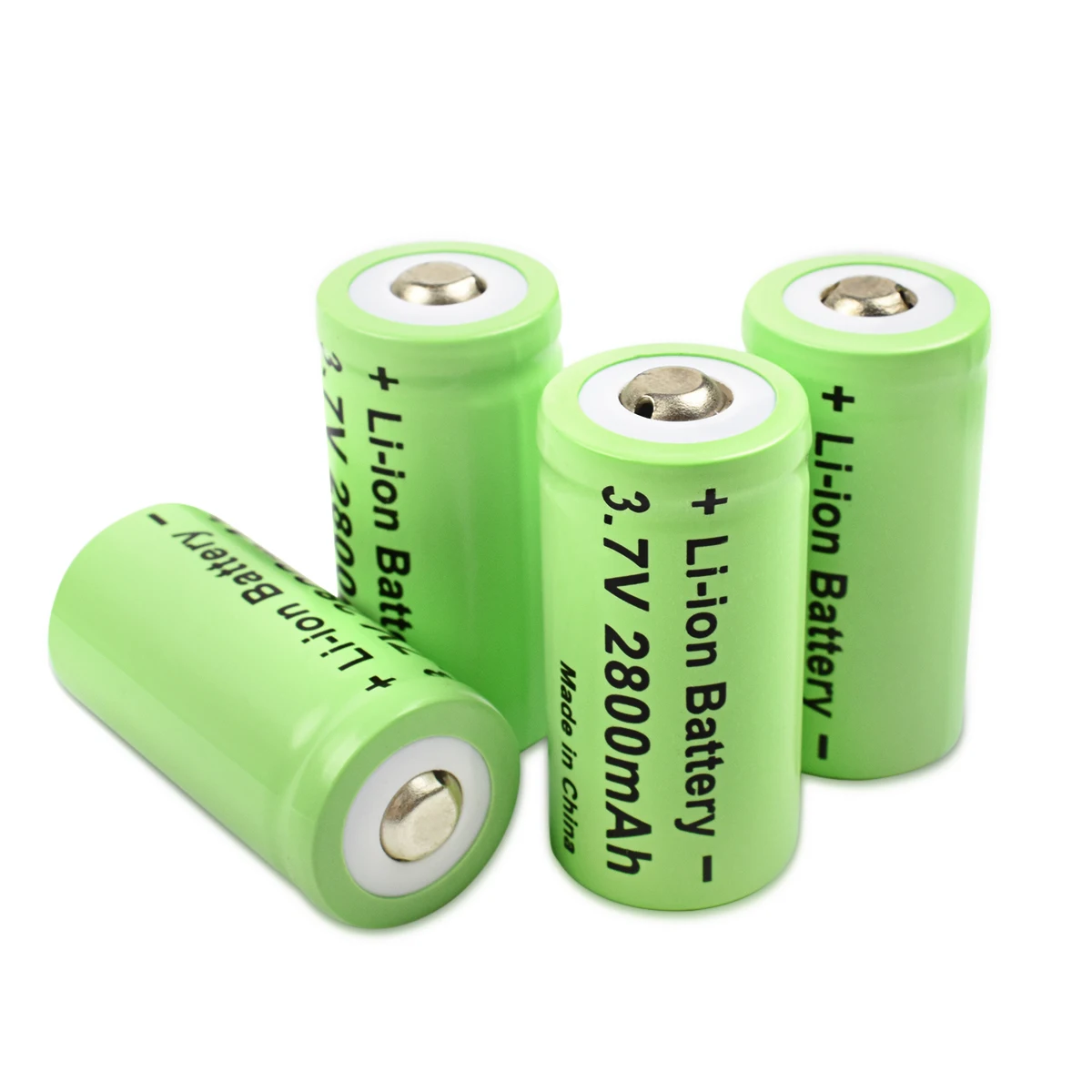 2800 mAh wiederaufladbare 3,7 V Li-Ion 16340 Batterien CR123A Batterie für LED-Taschenlampe Reise-Ladegerät 16340 CR123A Batterie