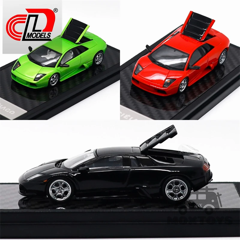LCD 1:64 Murcielago Green Red Black Diecast Model Car