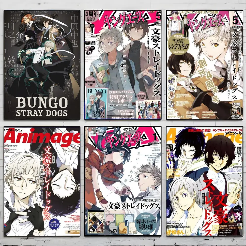 supernatural bungo anime B-Bungo Stray Dogs Poster Superior Home Space Pub Indoor Decorative Art & Home Decor