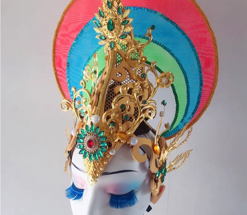 

Classical Dance Mysterious Retro Dunhuang Dance Performance Headwear